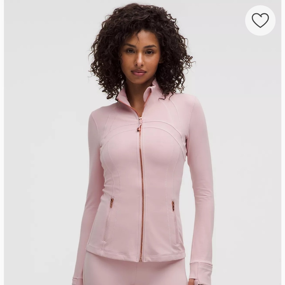 Lululemon Define Nulu
Pink Haze with rose gold zipper 
10 -NWT